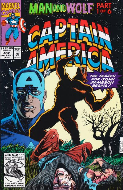 Captain America, Vol. 1 #402A Direct Edition