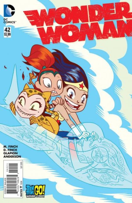 Wonder Woman, Vol. 4 #42B Ben Caldwell Teen Titans Go! Variant