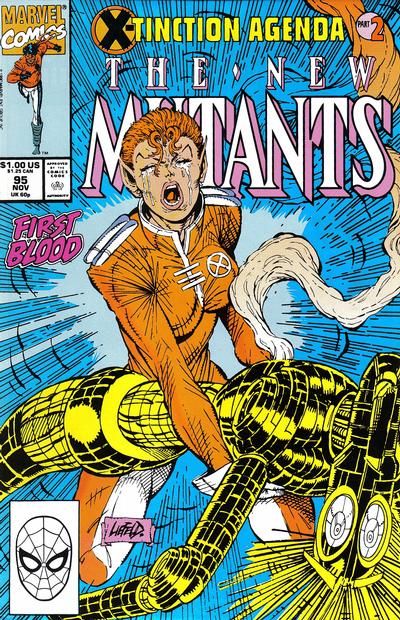 New Mutants, Vol. 1 #95A Direct Edition