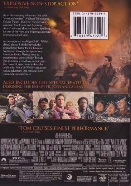 War of the Worlds (2005) - DVD
