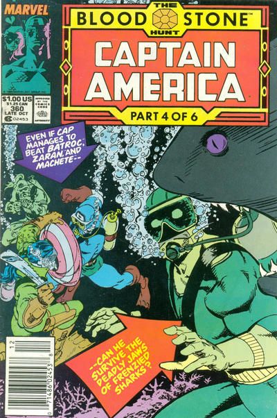 Captain America, Vol. 1 #360B Newsstand Edition