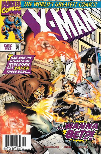 X-Man #33B Newsstand Edition