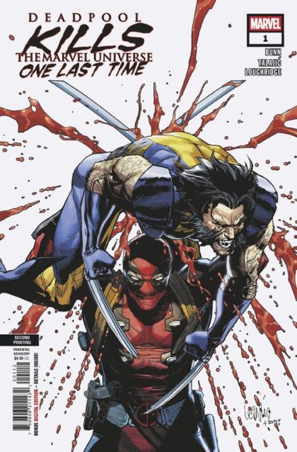 Deadpool Kills the Marvel Universe One Last Time #1L 2nd Printing Leinil Francis Yu