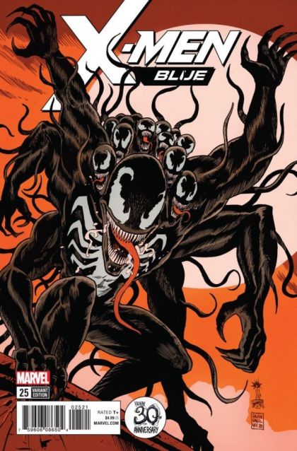 X-Men: Blue #25B Francesco Francavilla Venom 30th Anniversary Variant