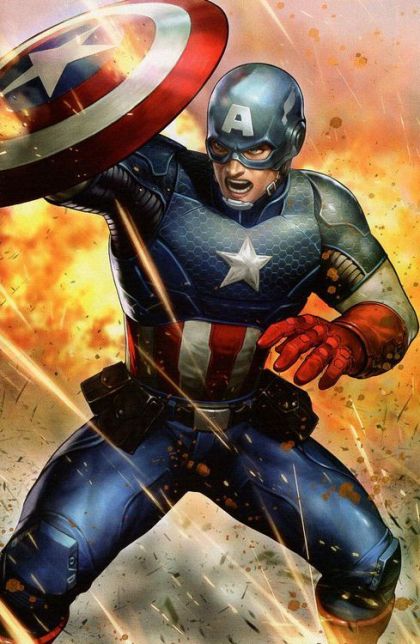 Captain America, Vol. 9 #11B Variant Yoon Lee Marvel Battle Lines Cover