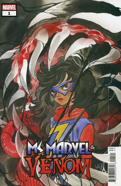 Ms. Marvel & Venom #1B Peach Momoko Variant