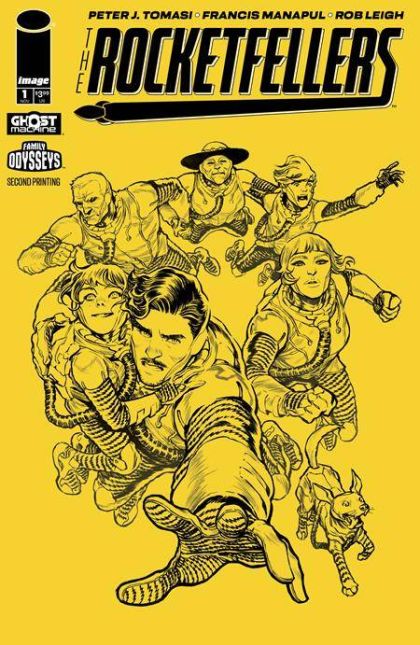 The Rocketfellers #1H 2nd Printing Francis Manapul