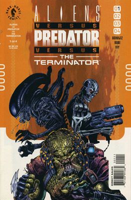 Aliens versus Predator versus The Terminator #1A Dwayne Turner Regular