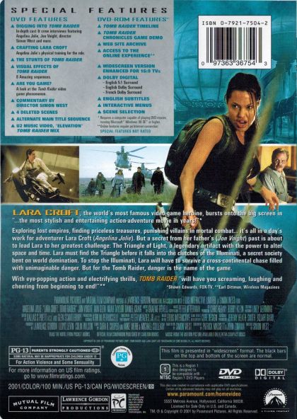 Lara Croft: Tomb Raider (2001) - DVD