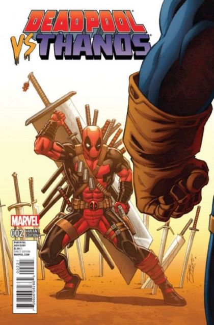 Deadpool vs. Thanos #2B Ron Lim Variant Cover