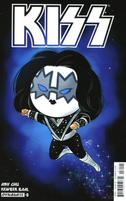 Kiss (Dynamite Entertainment) #3B Variant Shouri Spaceman Emoji Cover