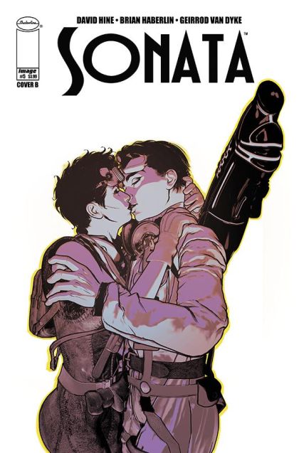 Sonata #5B Variant Brian Haberlin & Geirrod Van Dyke Cover