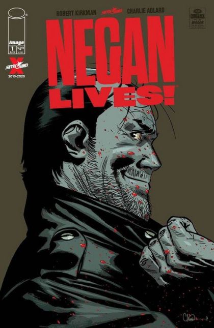 Negan Lives #1A Regular Charlie Adlard Cover