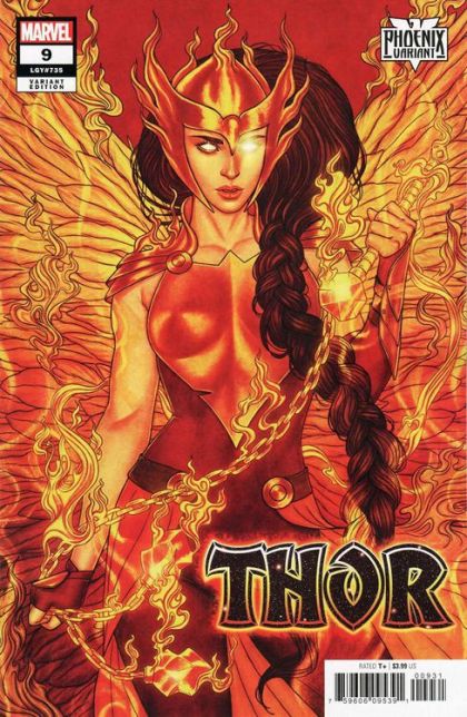 Thor, Vol. 6 #9C Variant Jenny Frison Valkyrie Phoenix Cover