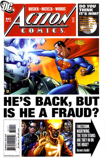 Action Comics, Vol. 1 #841A Direct Edition
