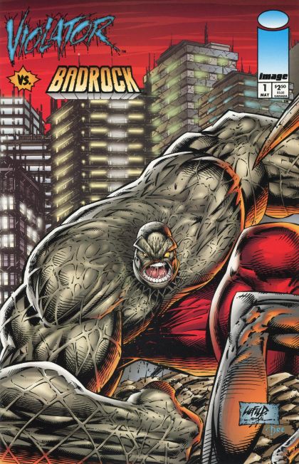 Violator vs. Badrock #1B Badrock Variant Cover