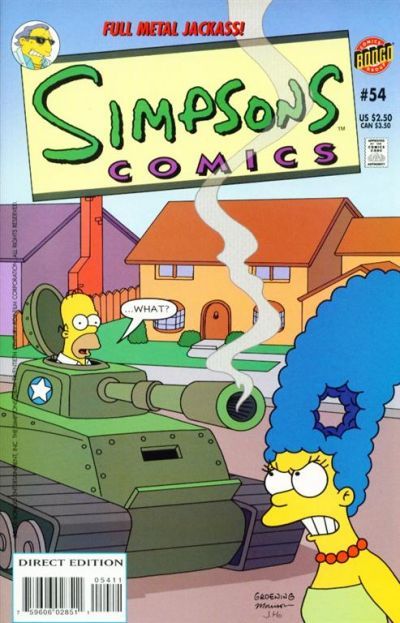 Simpsons Comics #54A Direct Edition