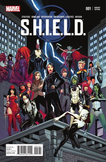 S.H.I.E.L.D., Vol. 3 (Marvel) #1F David Marquez variant cover