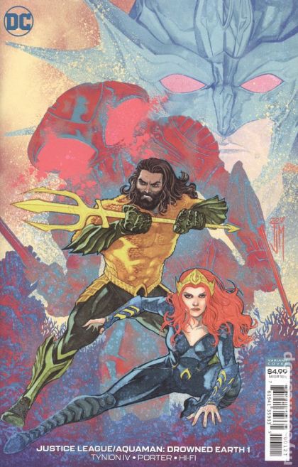 Justice League / Aquaman: Drowned Earth #1B Variant Francis Manapul cover