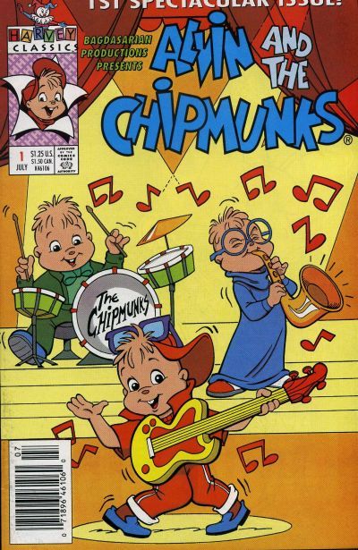 Alvin and the Chipmunks #1B Newsstand Edition
