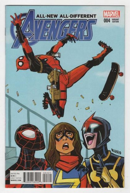 All-New, All-Different Avengers, Vol. 1 #4B Deadpool Meme Variant Cover