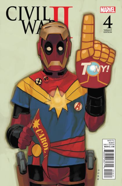 Civil War II #4D Phil Noto Character Incentive Variant Cover