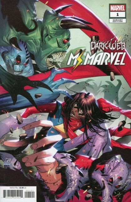 Dark Web: Ms. Marvel #1B Federico Vicentini Cover