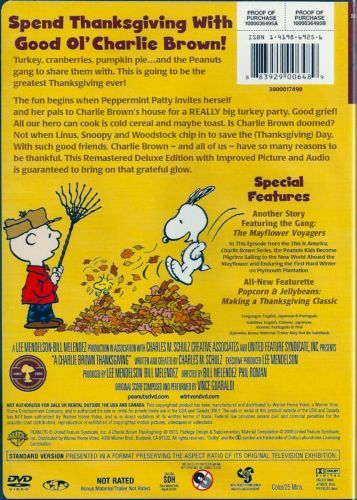 A Charlie Brown Thanksgiving (1973) remastered deluxe edition - DVD