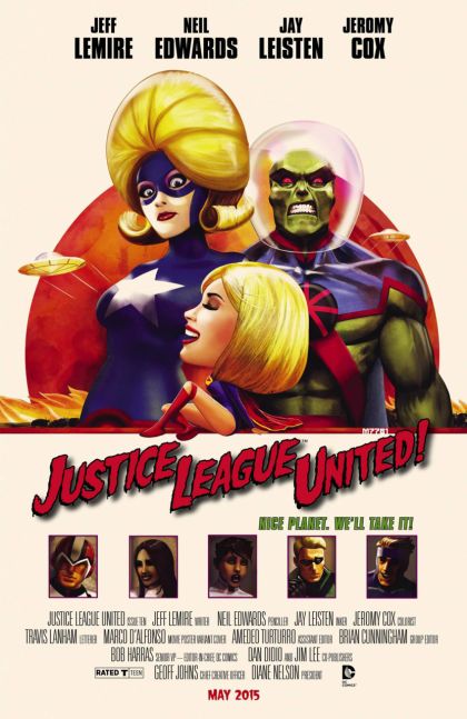 Justice League United #10B Marco D'Alfonso Movie Poster Variant