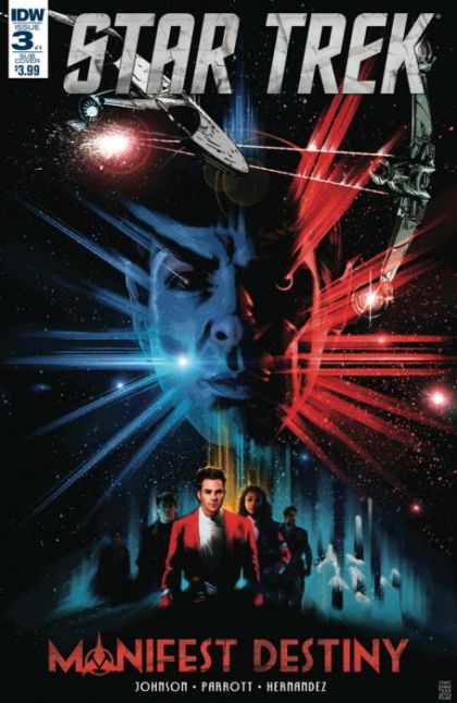 Star Trek: Manifest Destiny #3B Tony Shasteen Subscription Cover