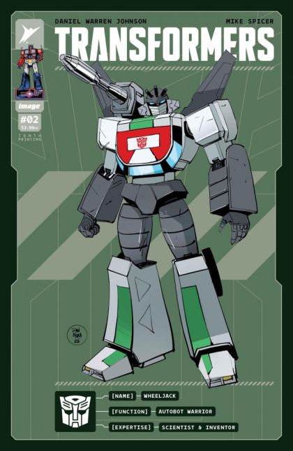Transformers (Image) #2Z 10th Printing Dan Mora Variant