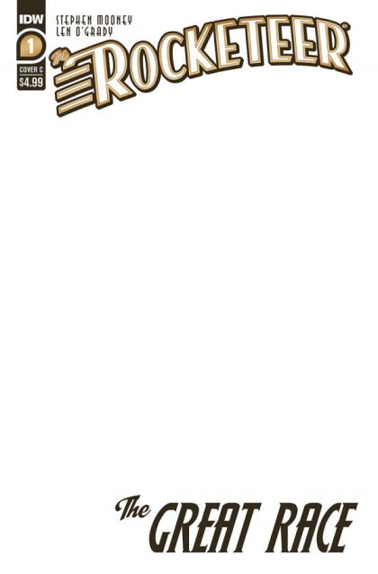 The Rocketeer: The Great Race #1C Blank Variant