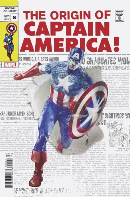 Captain America: Sentinel of Liberty, Vol. 2 #8B Alex Maleev Classic Homage Cover