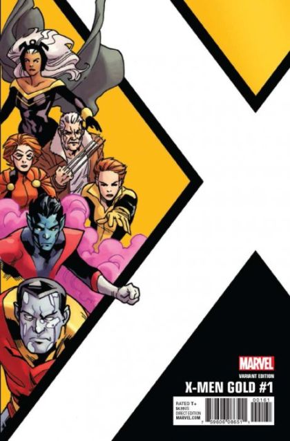 X-Men: Gold, Vol. 2 #1F Leonard Kirk Incentive Corner Box Variant (1:10)