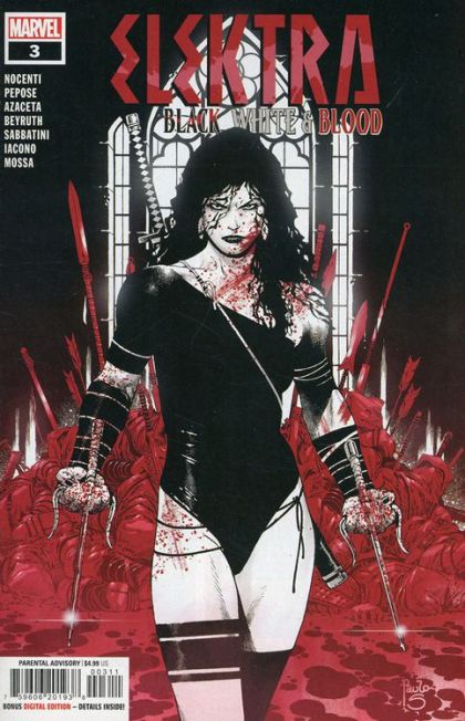 Elektra: Black, White & Blood #3A Paulo Siqueira Regular