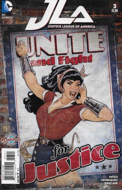 Justice League of America, Vol. 4 #3B Bombshells Variant Cover
