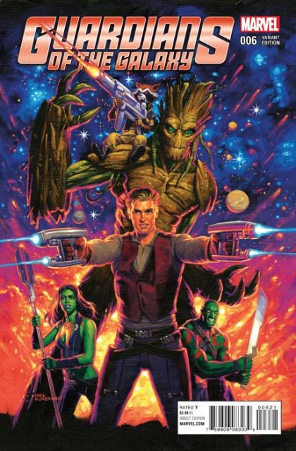 Guardians of the Galaxy, Vol. 4 #6B Incentive Greg Hildebrandt Classic Variant Cover