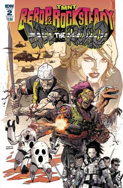 Teenage Mutant Ninja Turtles: Bebop & Rocksteady Hit The Road #2B Variant Dustin Weaver Cover