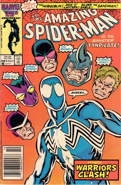 The Amazing Spider-Man, Vol. 1 #281C Mark Jewelers Variant
