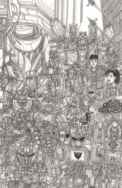 Transformers (Image) #1BR 7th Printing Filya Bratukhin	B&W Variant