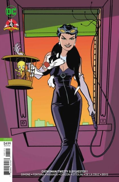Catwoman / Tweety & Sylvester Special #1B Variant Sandy Jarrell Cover