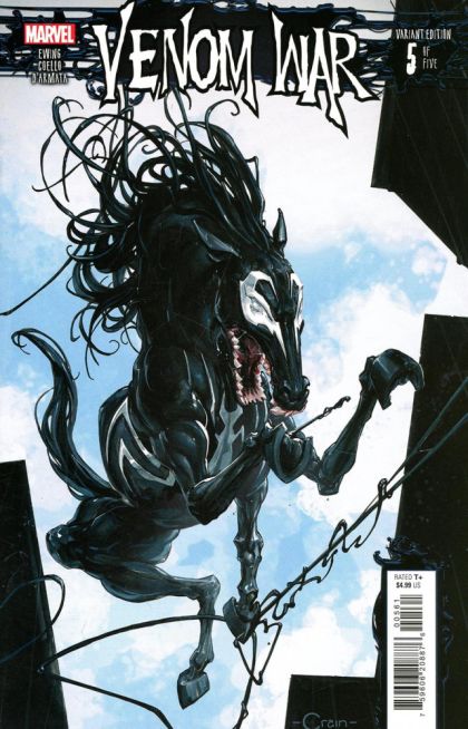 Venom War #5F Clayton Crain Venom Horse Variant