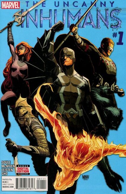 The Uncanny Inhumans #1A Regular Steve McNiven Cover