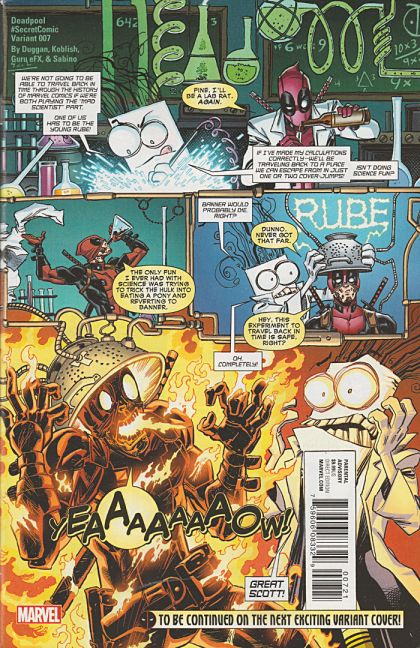 Deadpool, Vol. 5 #7B Scott Koblish Secret Comic Variant