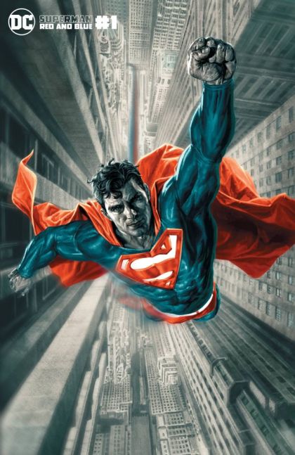Superman: Red & Blue #1B Variant Lee Bermejo Cover