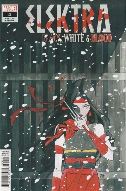 Elektra: Black, White & Blood #4B Peach Momoko Cover