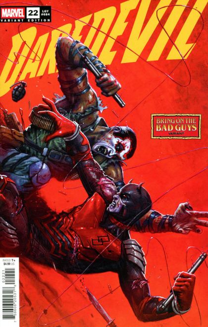 Daredevil, Vol. 8 #22B Davide Parratore Bring on the Bad Guys Variant
