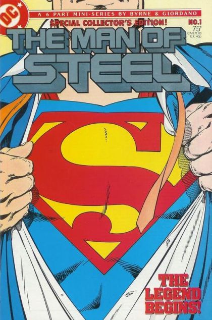 The Man of Steel, Vol. 1 #1B John Byrne "Collector's Edition" Variant