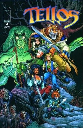 Tellos #4D Arthur Adams Cover