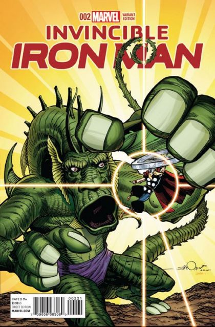 Invincible Iron Man, Vol. 2 #2B Kirby Monster Variant
